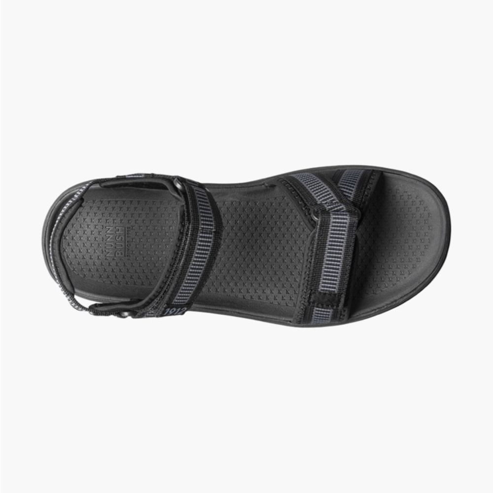 Nunn Bush Men's Huck Sport Three Strap Casual Sandal - Size 12 - Picture 4 of 12